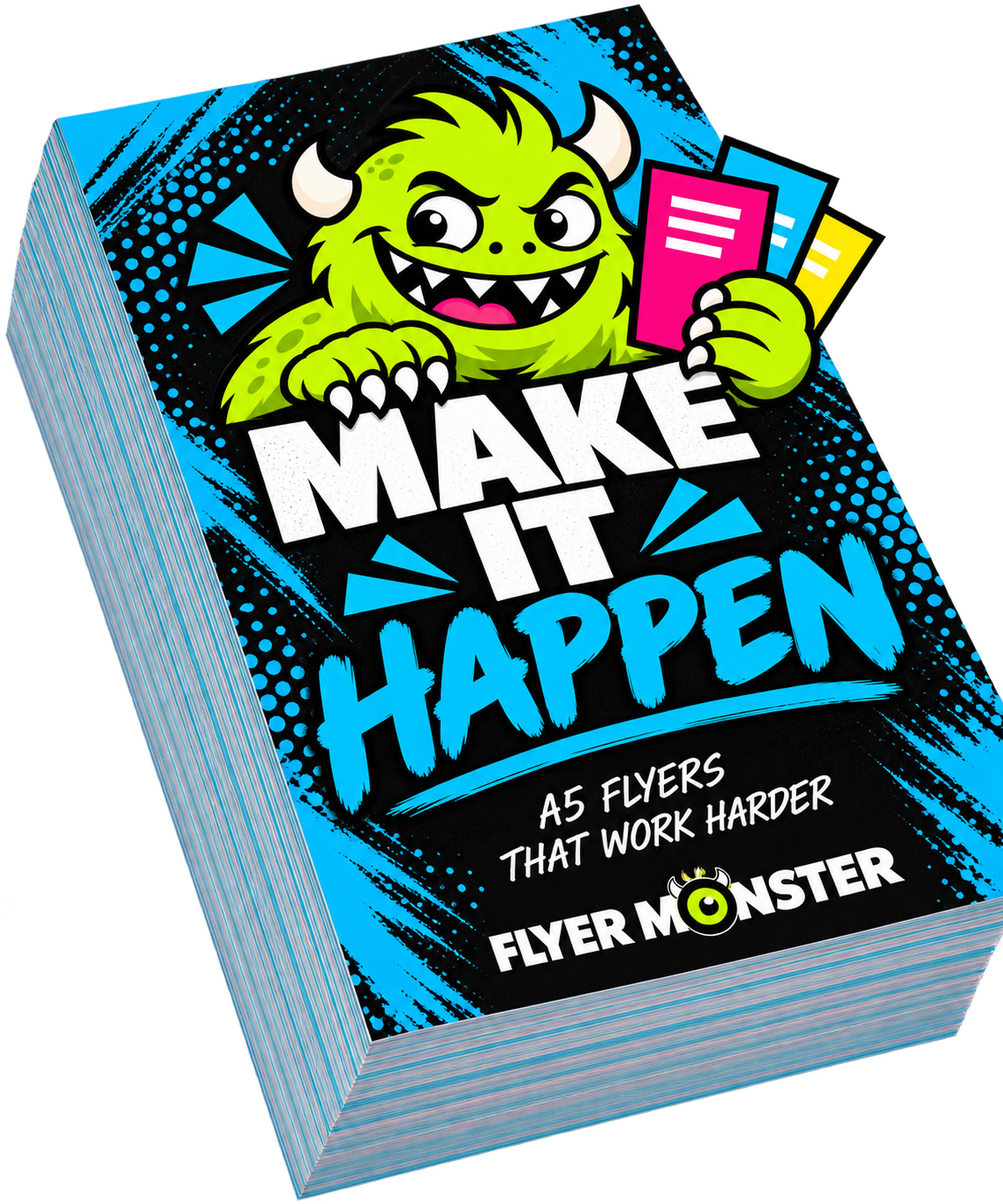 1,000 printed A5 flyers